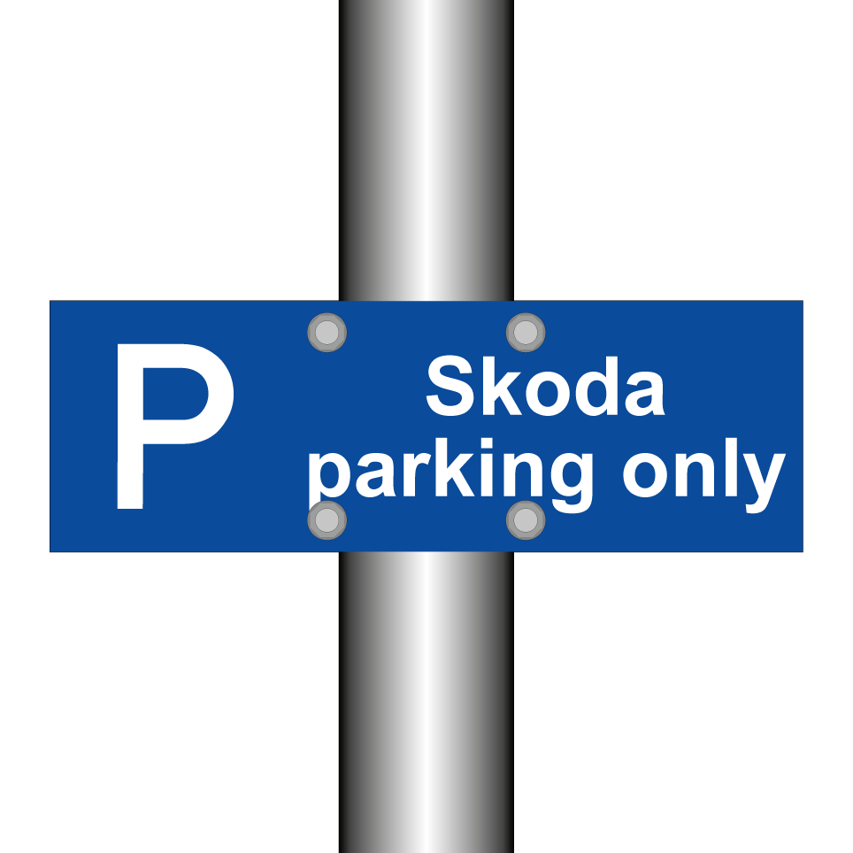 Skoda parking only