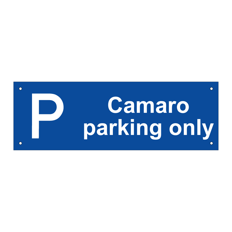 Camaro parking only