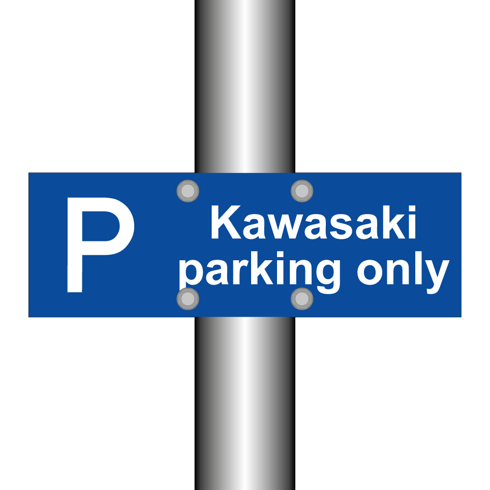Kawasaki parking only