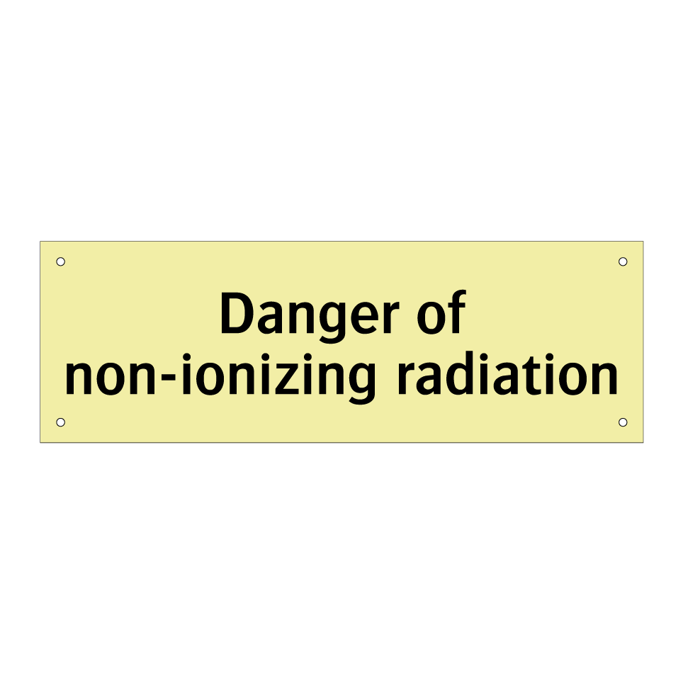 Danger of non-ionizing radiation