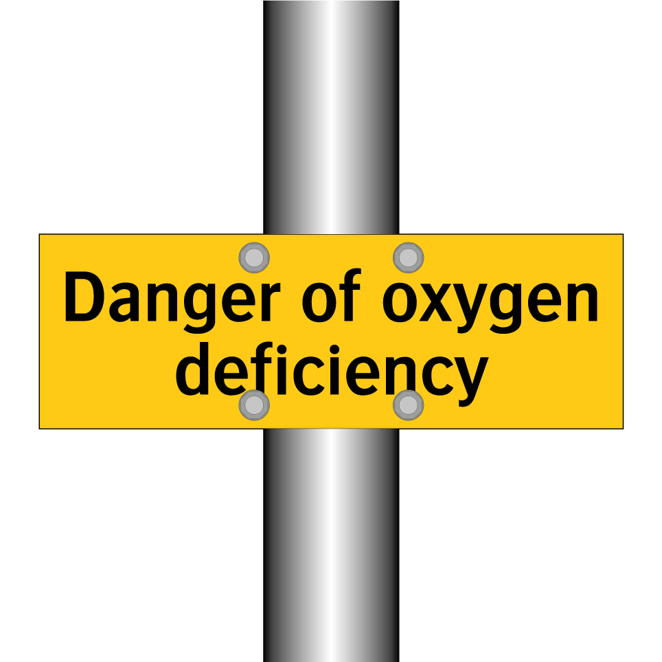 Danger of oxygen deficiency