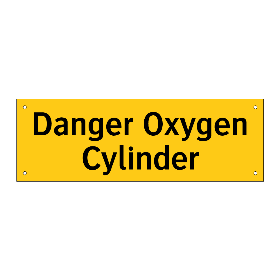 Danger Oxygen Cylinder