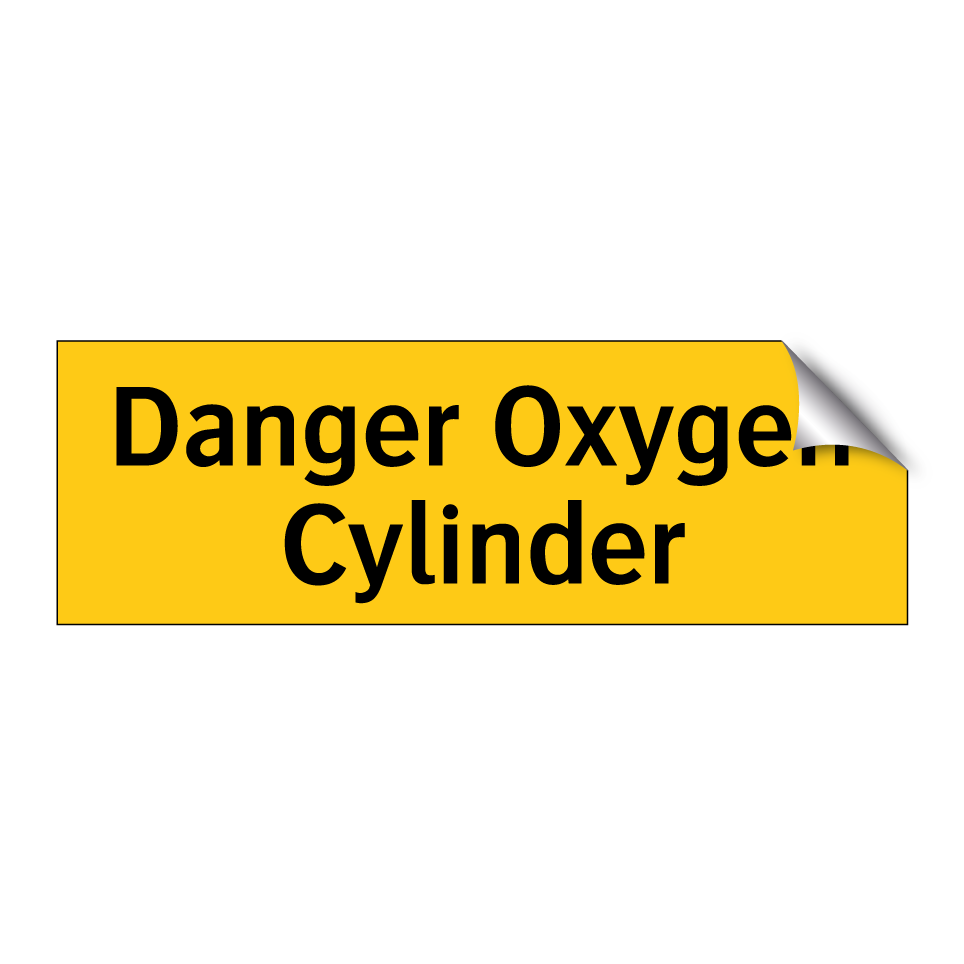 Danger Oxygen Cylinder