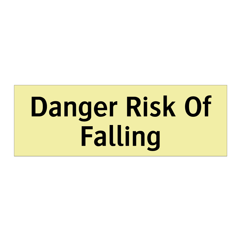 Danger Risk Of Falling