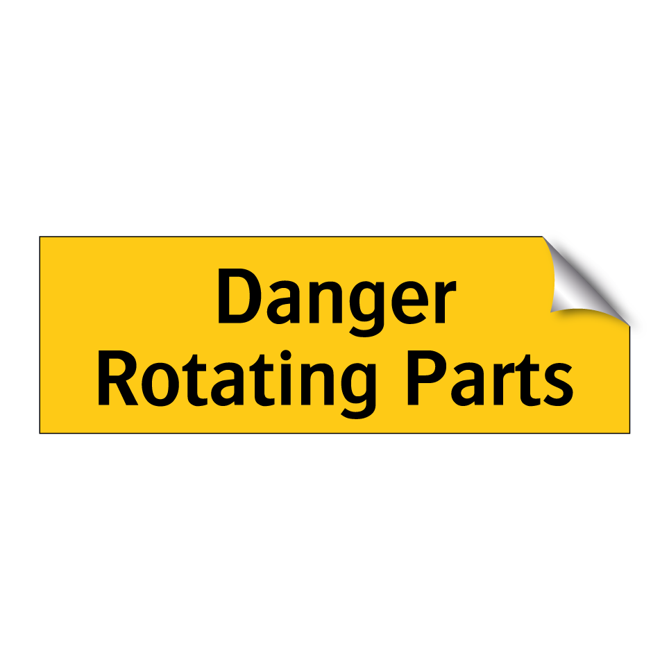 Danger Rotating Parts