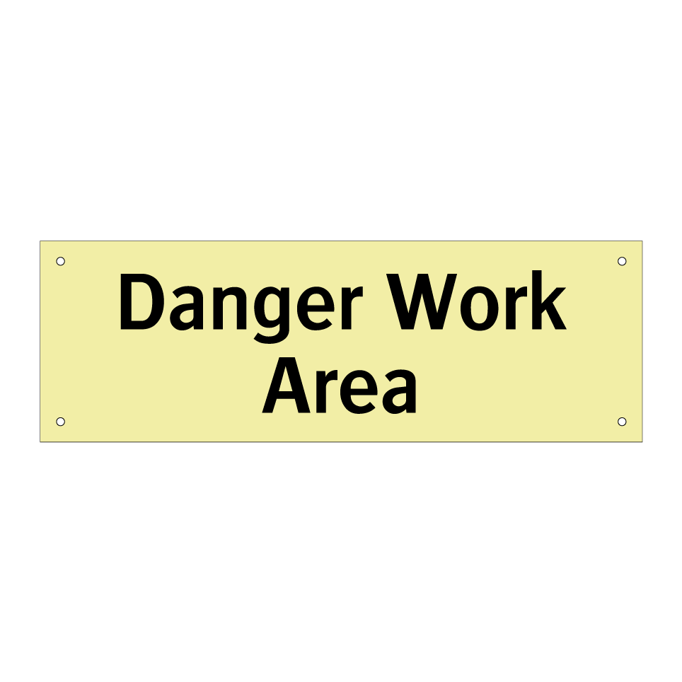 Danger Work Area