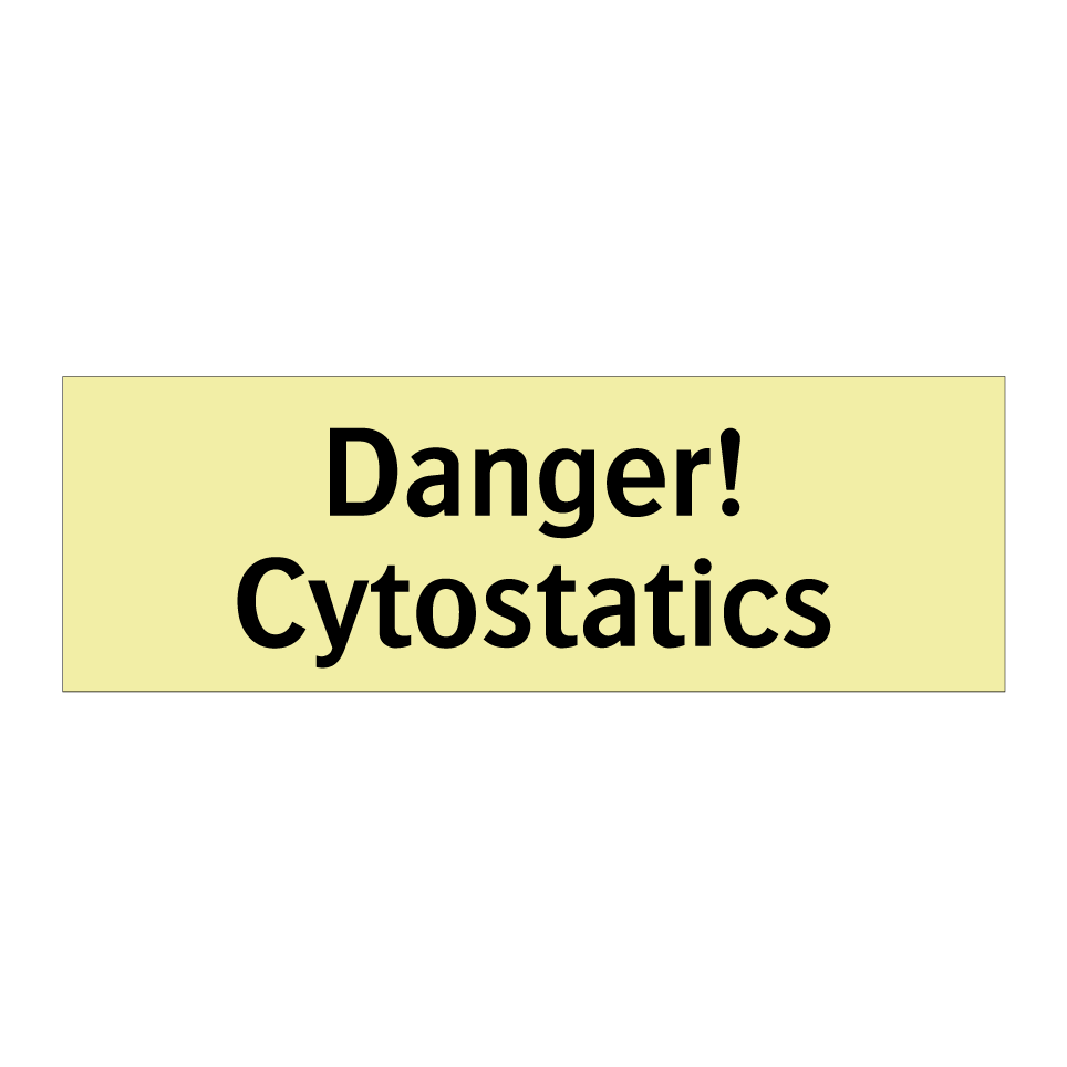 Danger! Cytostatics