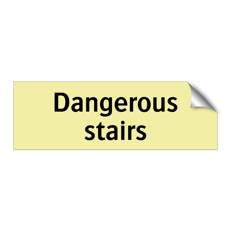 Dangerous stairs