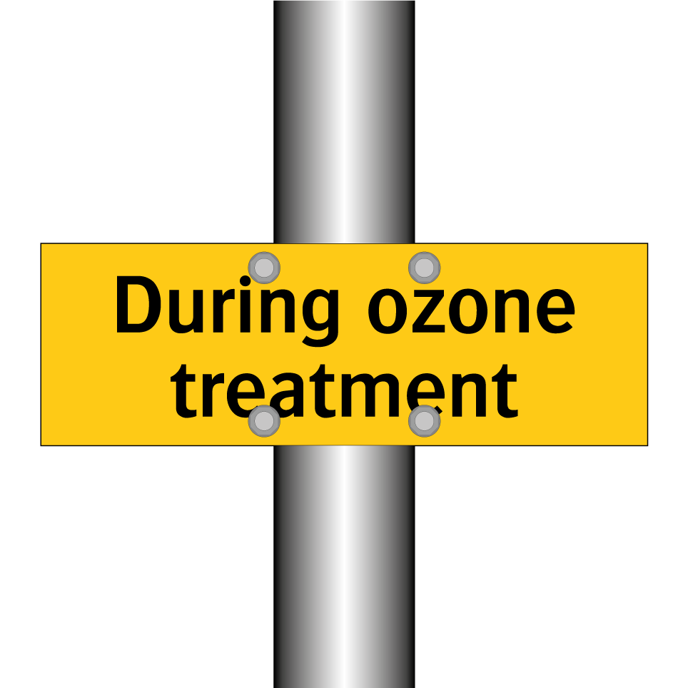 During ozone treatment
