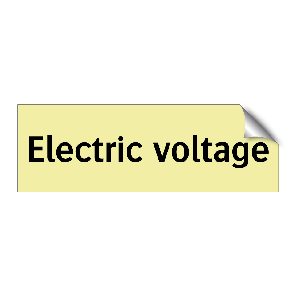 Electric voltage