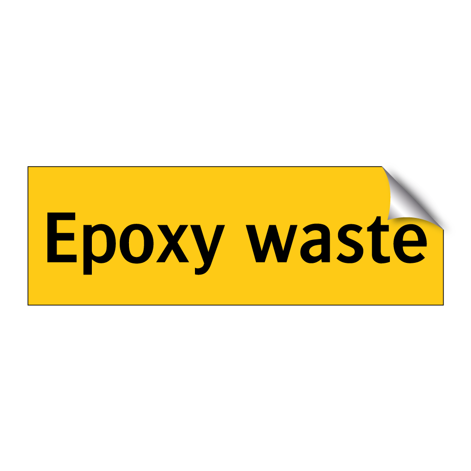 Epoxy waste