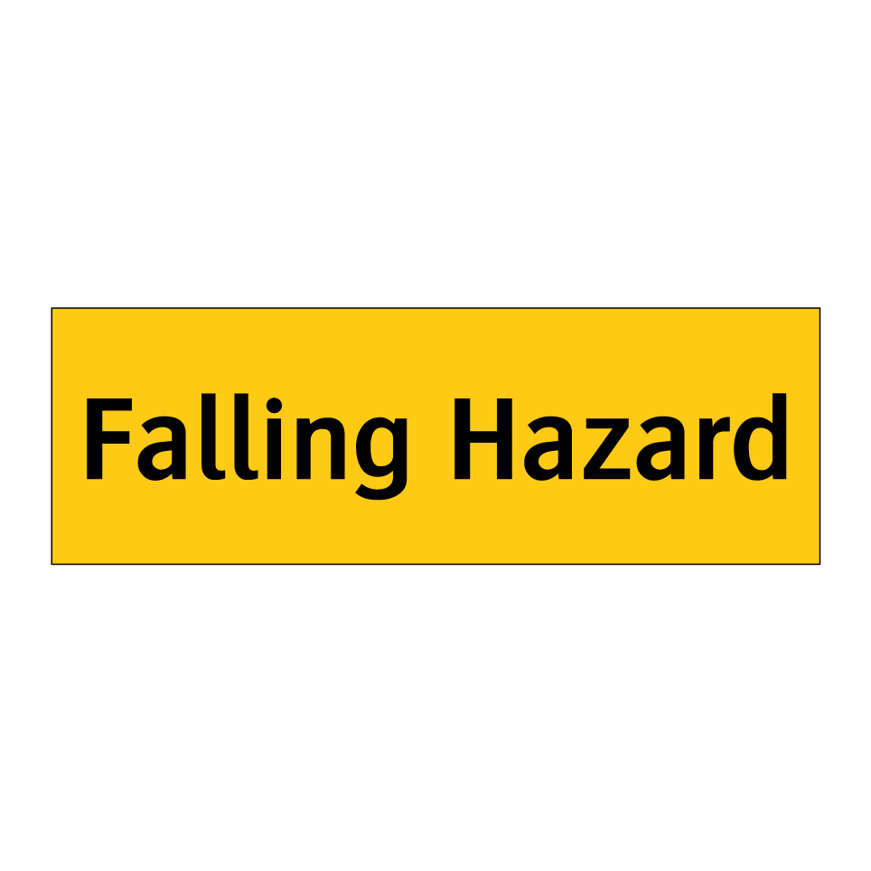 Falling Hazard