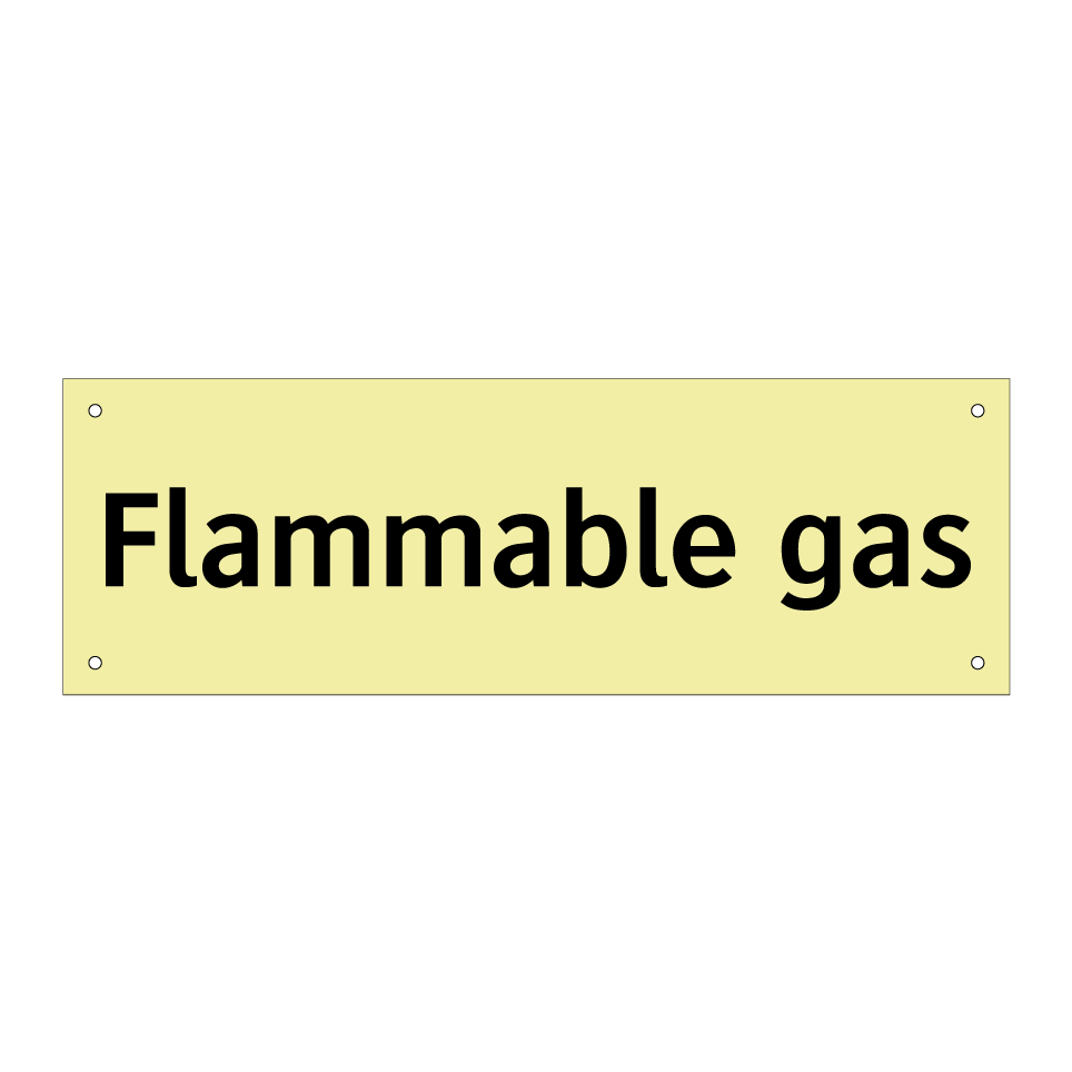Flammable gas