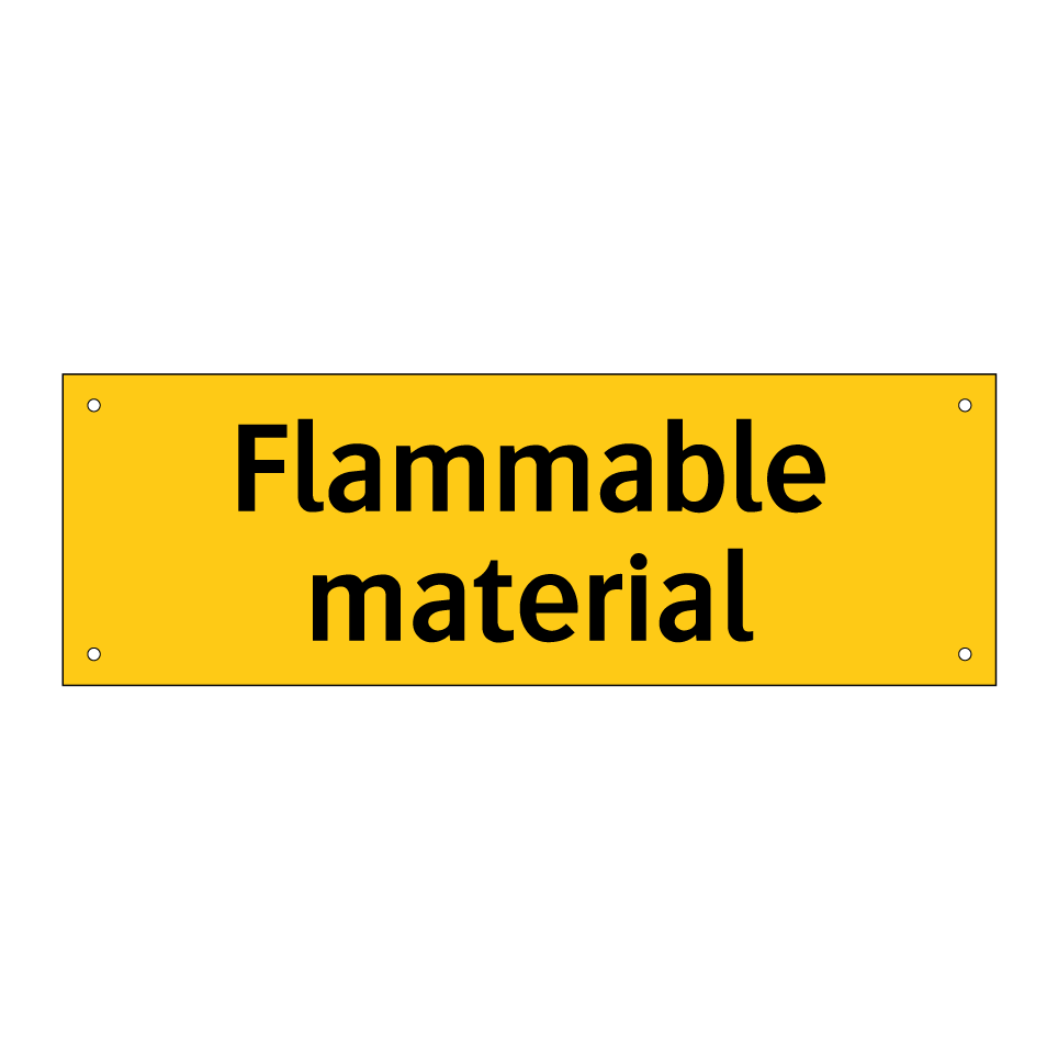 Flammable material