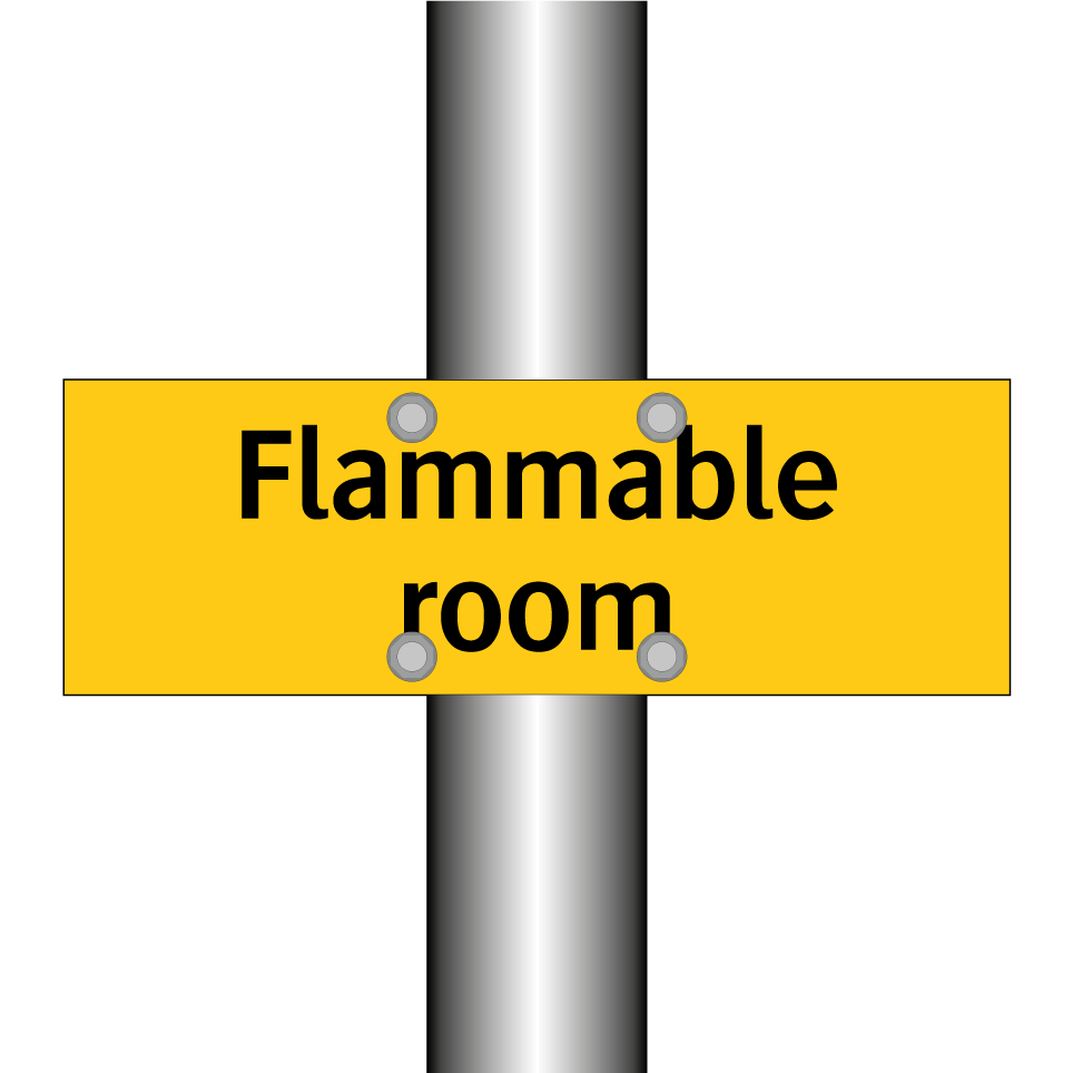 Flammable room