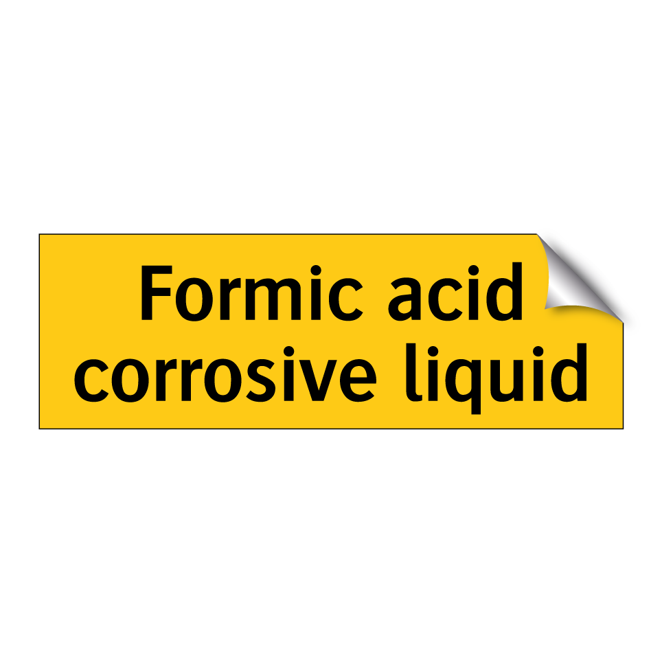 Formic acid corrosive liquid