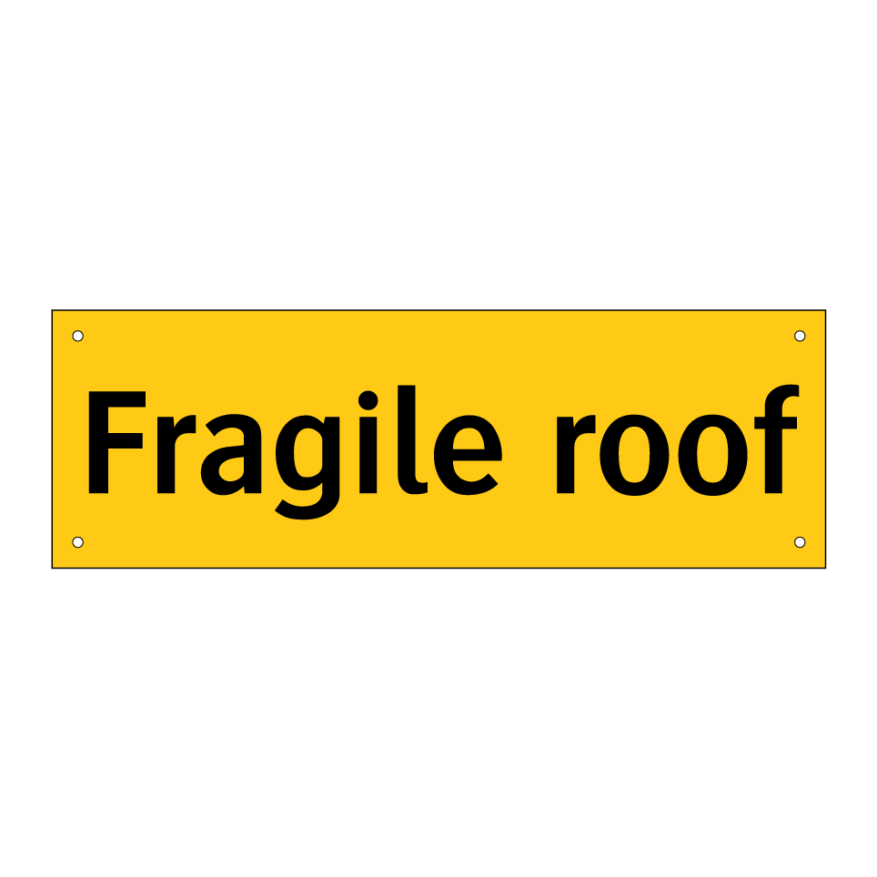 Fragile roof