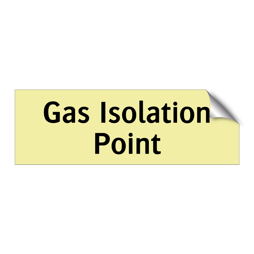 Gas Isolation Point