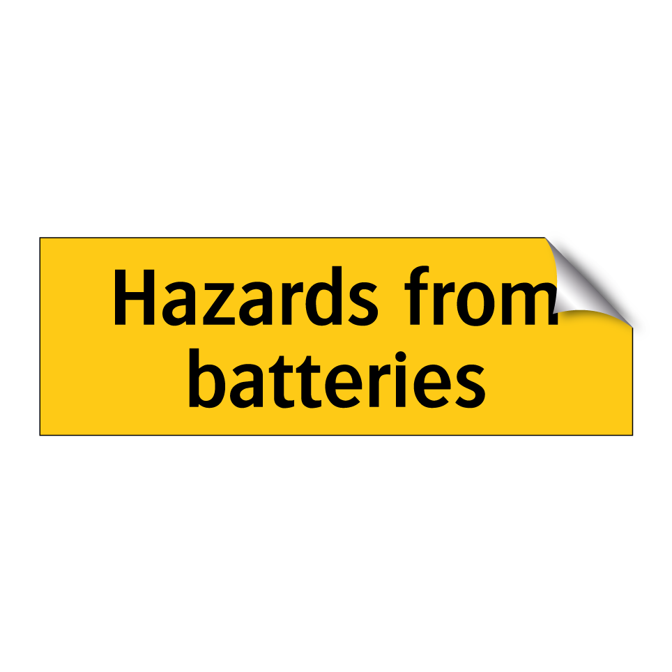 Hazards from batteries