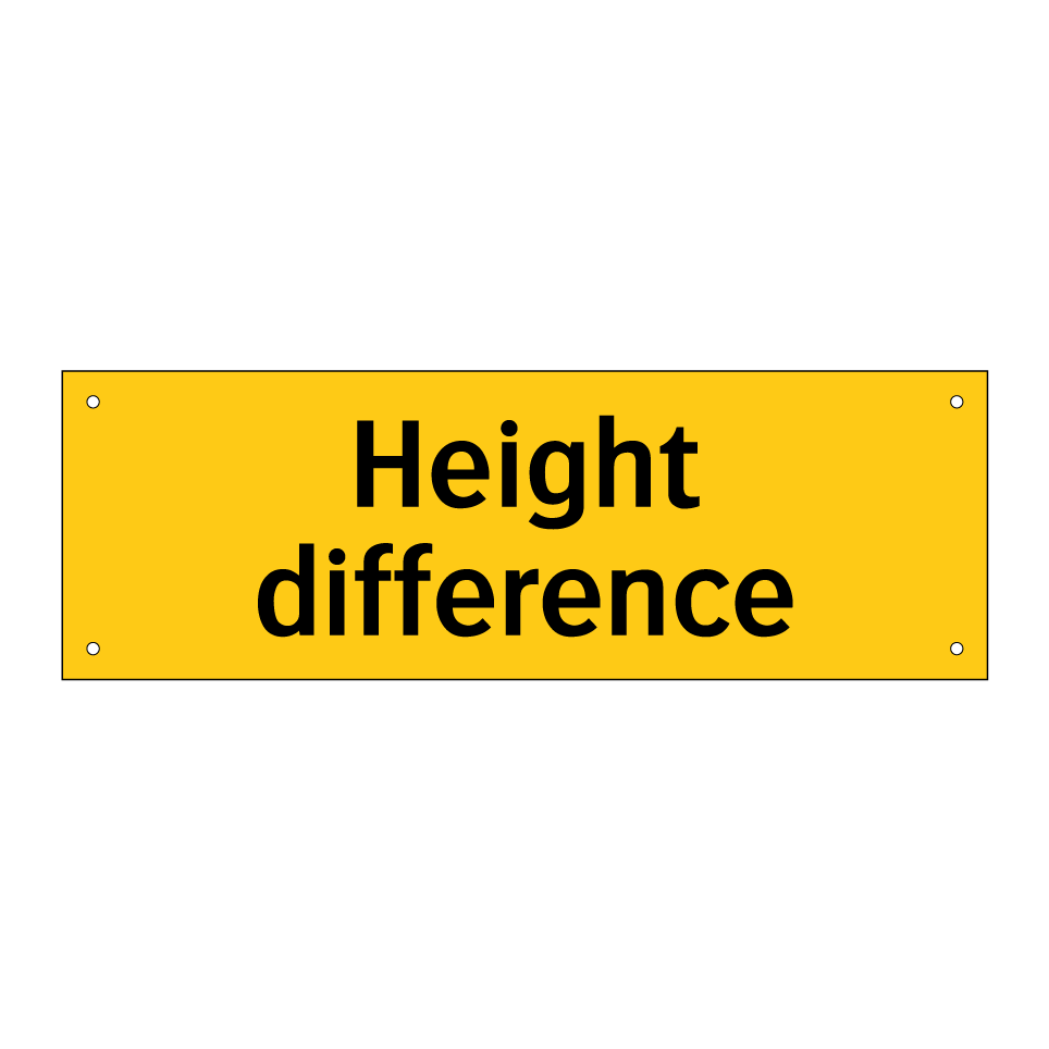 Height difference