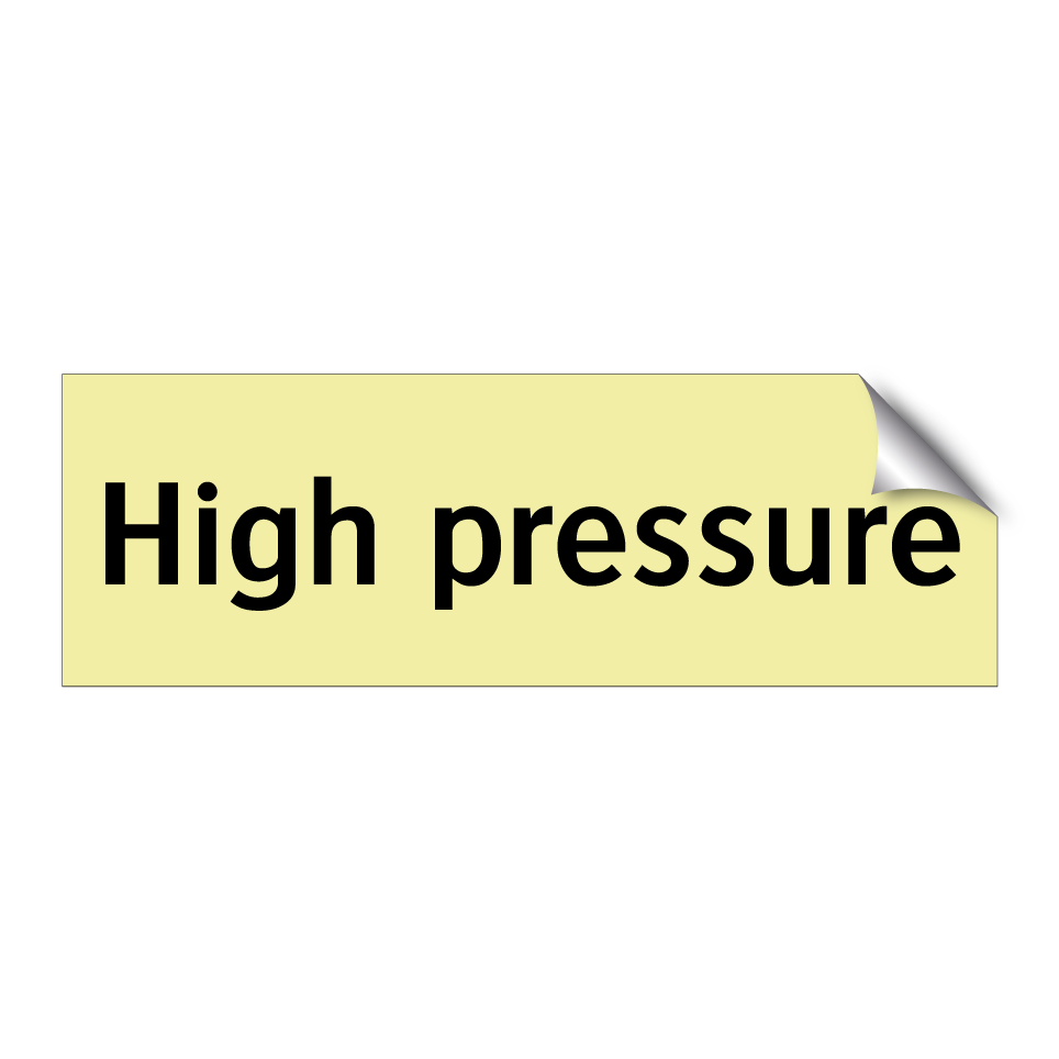 High pressure