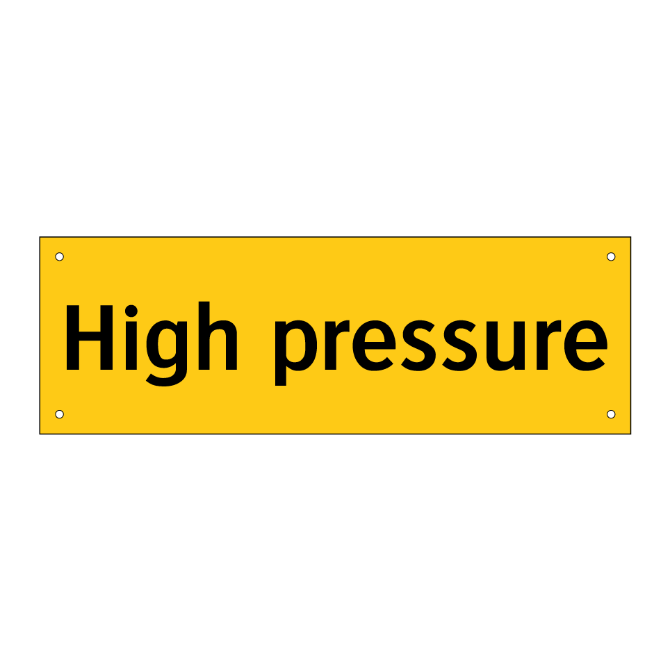 High pressure