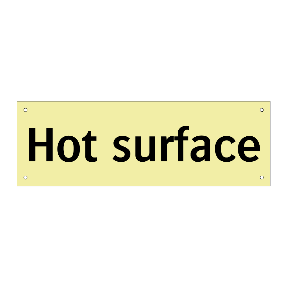 Hot surface