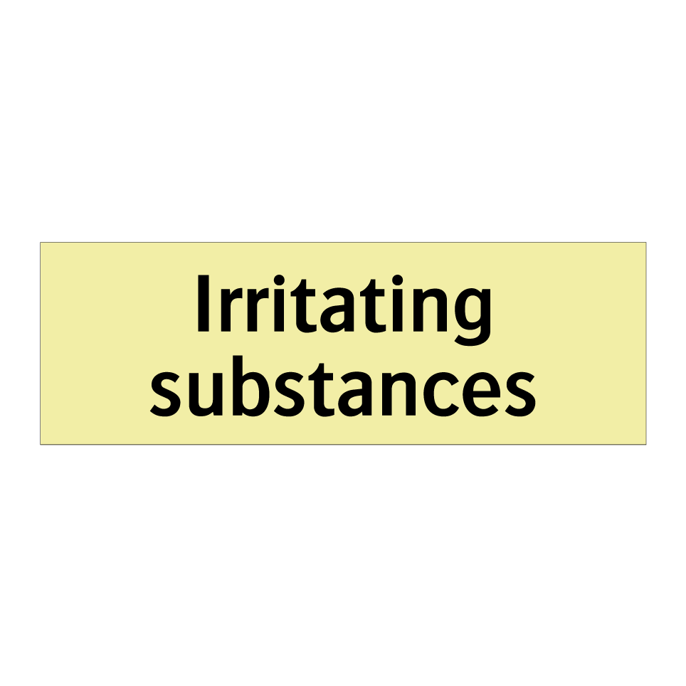 Irritating substances