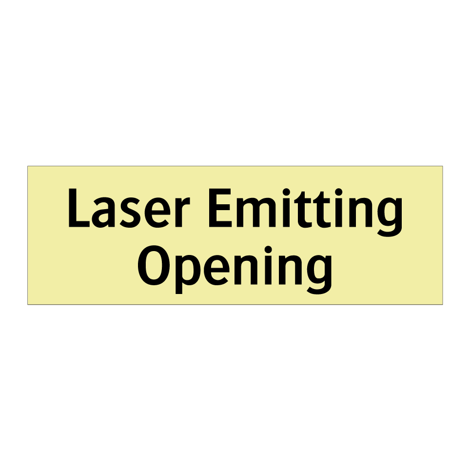 Laser Emitting Opening