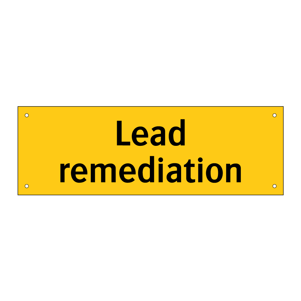Lead remediation