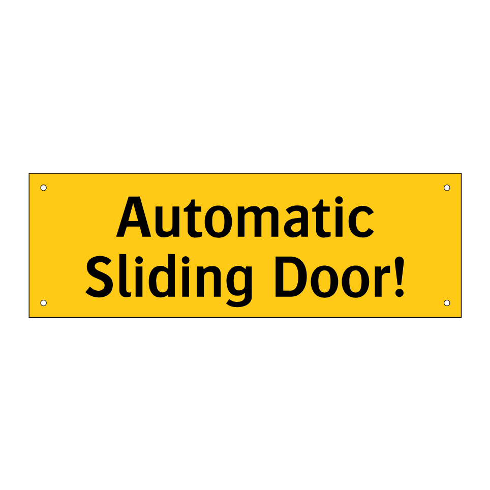 Automatic Sliding Door!