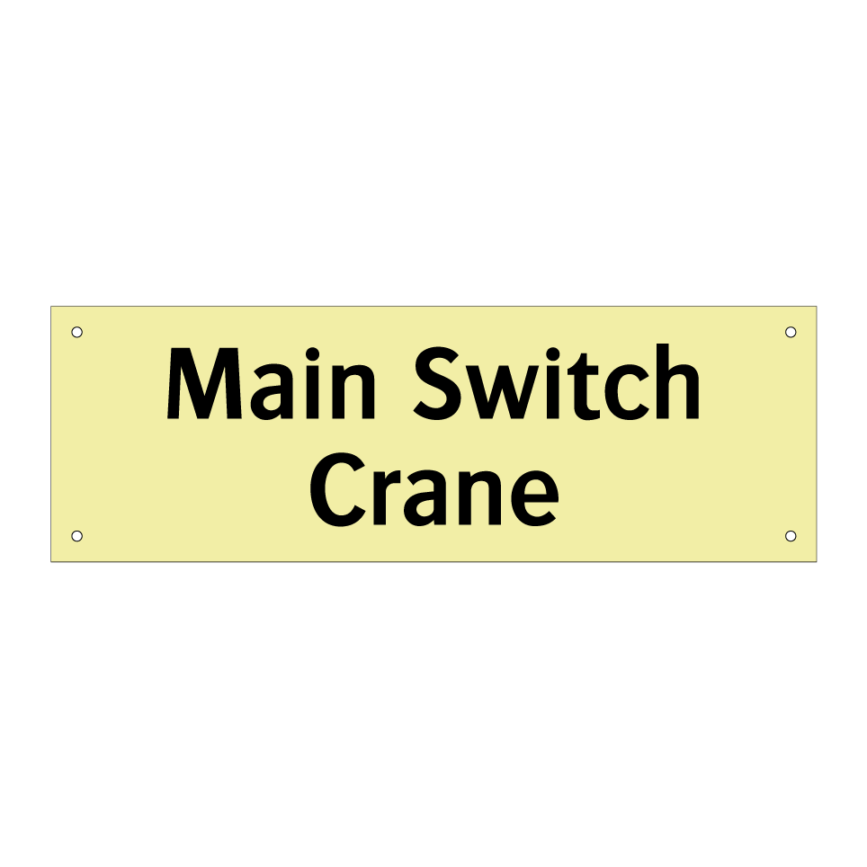 Main Switch Crane