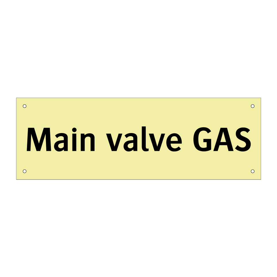 Main valve GAS