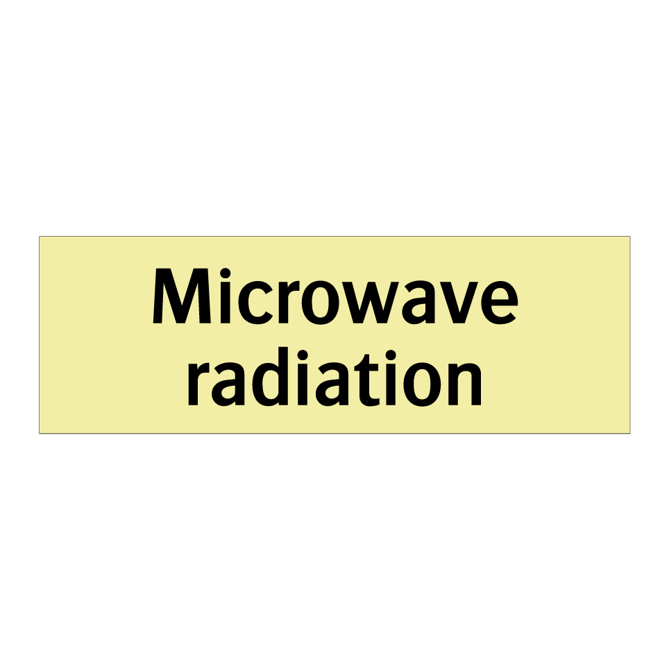 Microwave radiation