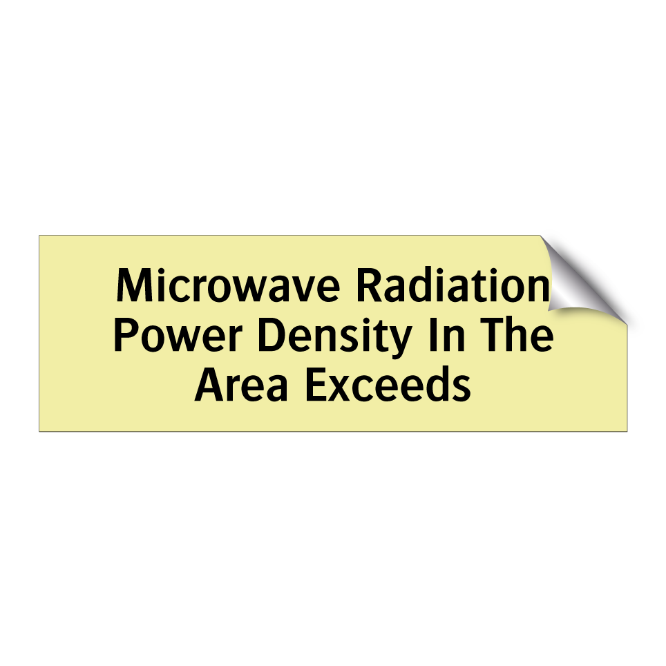 Microwave Radiation Power Density In The Area Exceeds