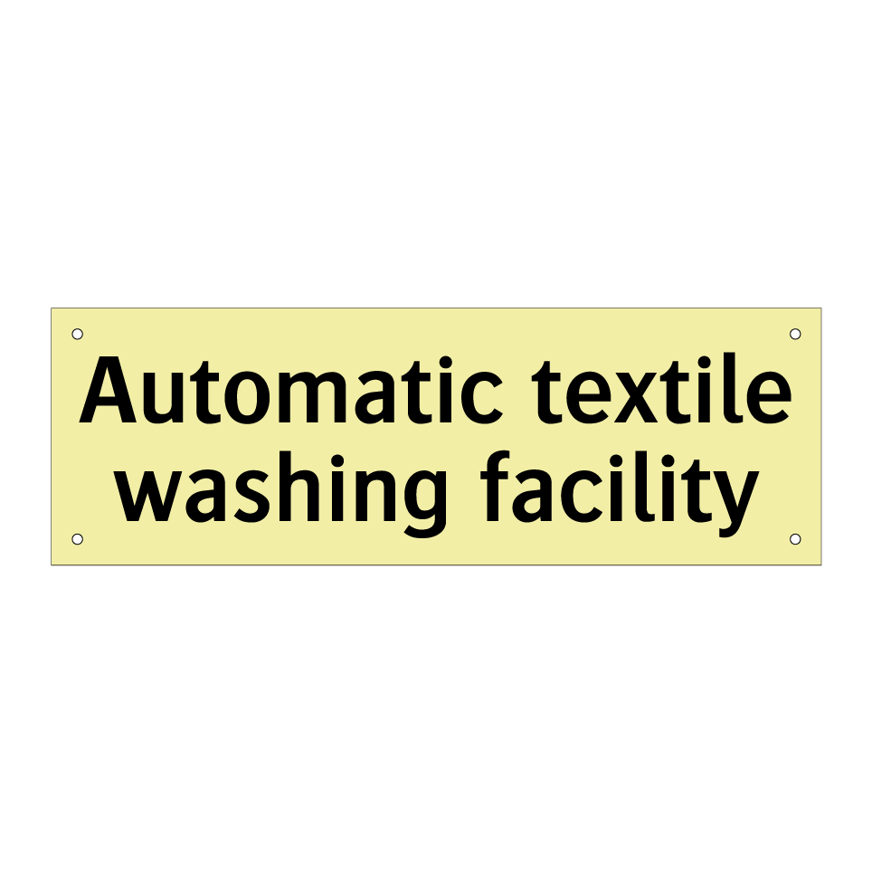Automatic textile washing facility