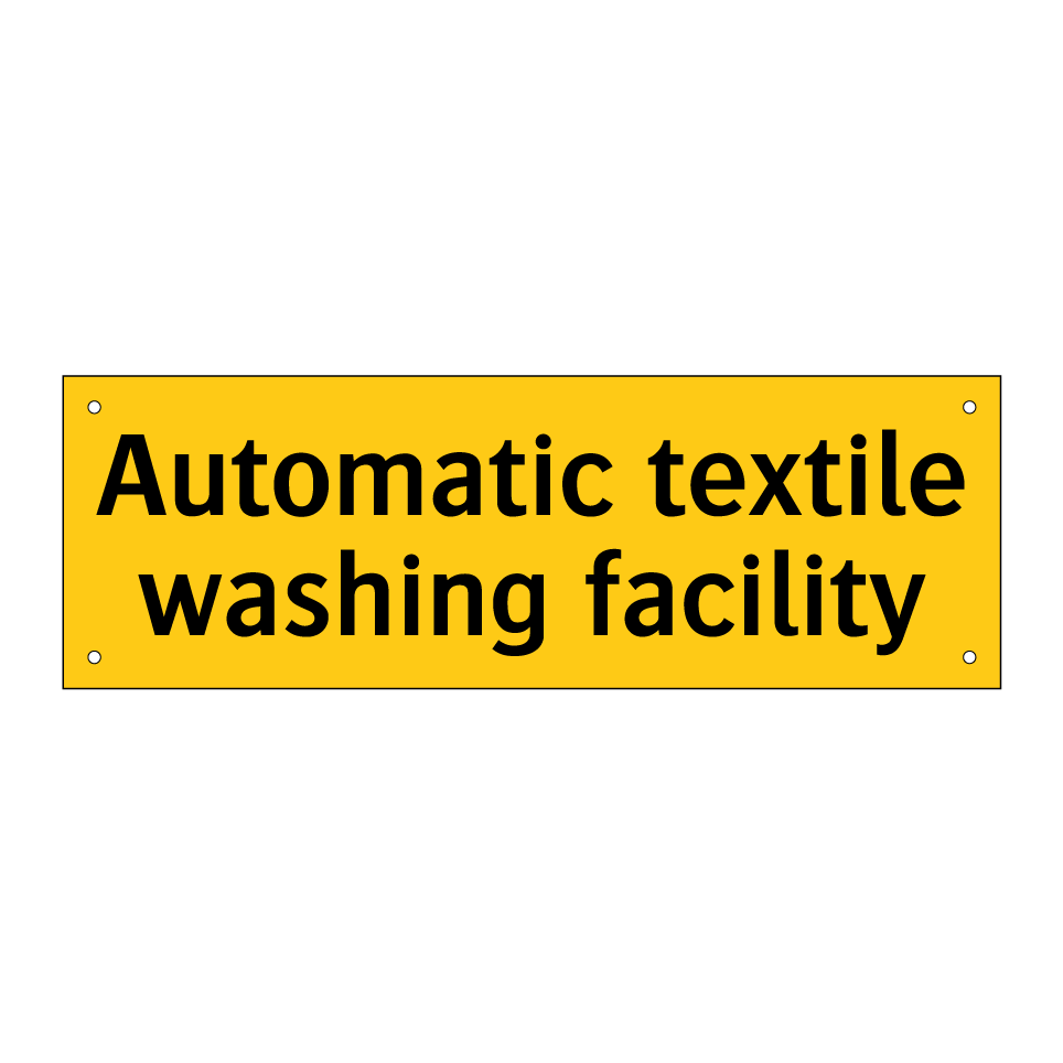 Automatic textile washing facility