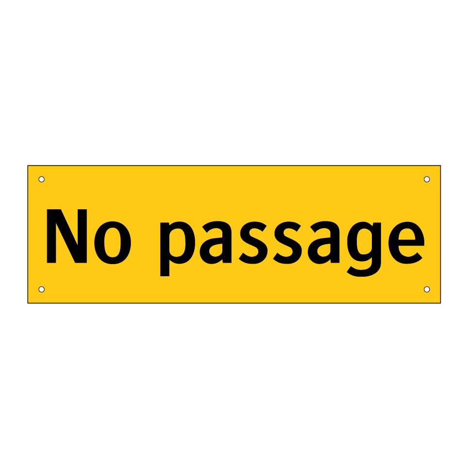 No passage