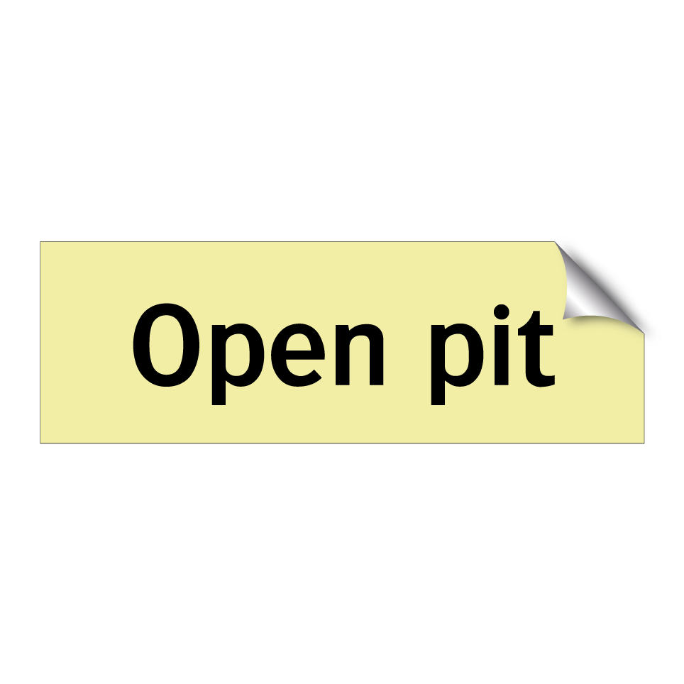 Open pit