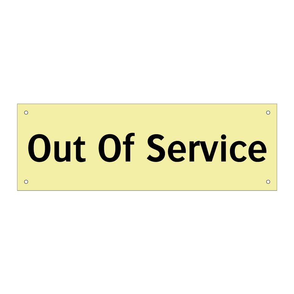 Out Of Service