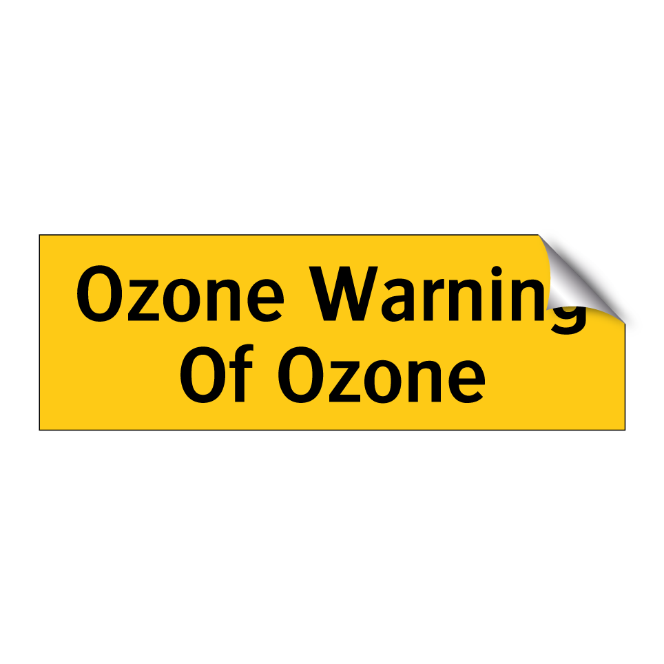 Ozone Warning Of Ozone