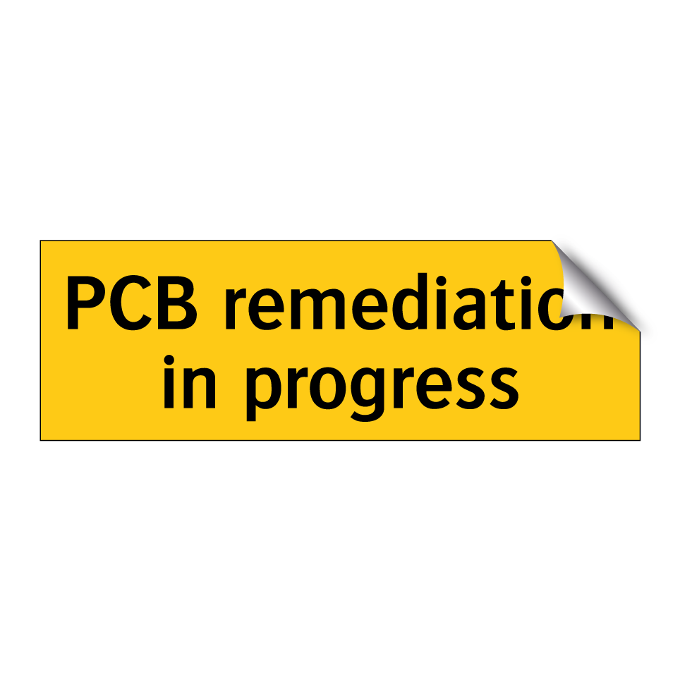 PCB remediation in progress
