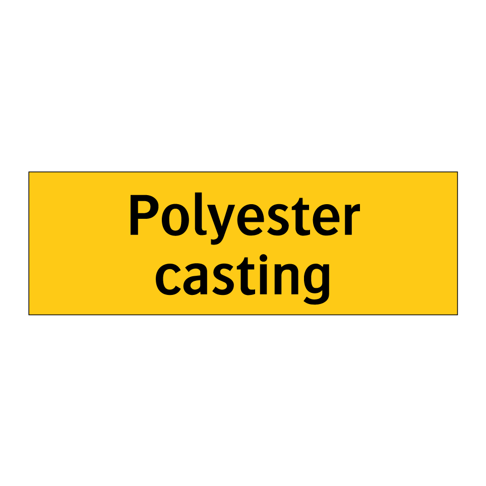 Polyester casting