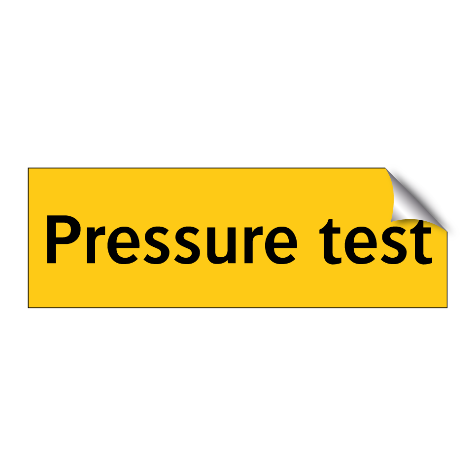 Pressure test