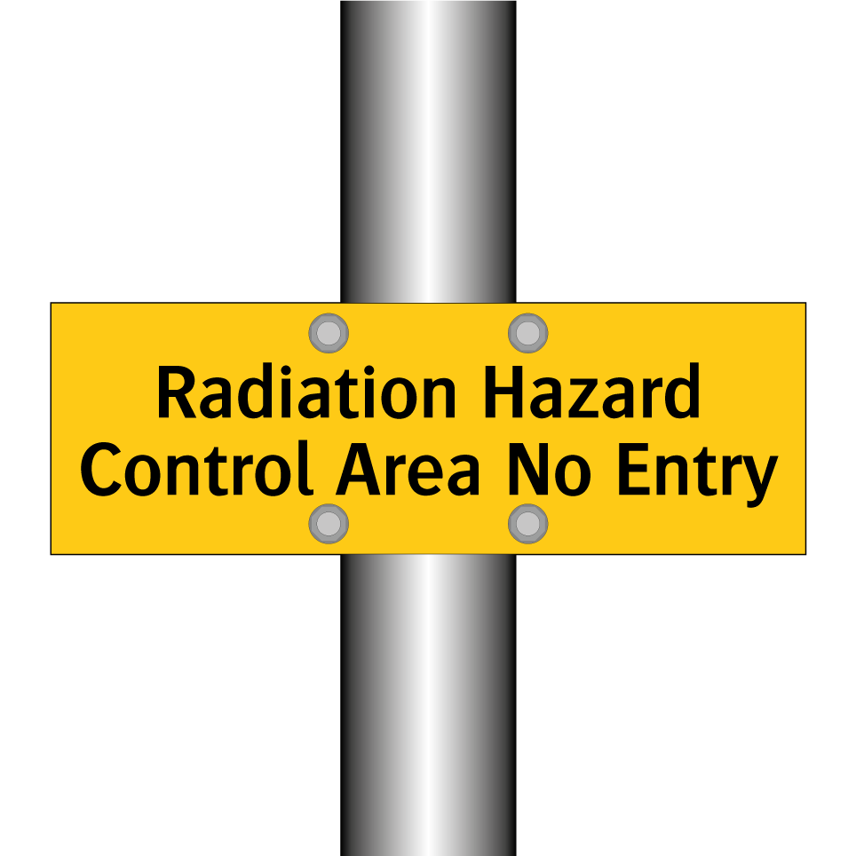 Radiation Hazard Control Area No Entry