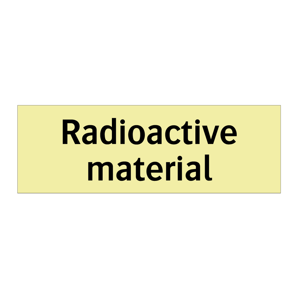 Radioactive material