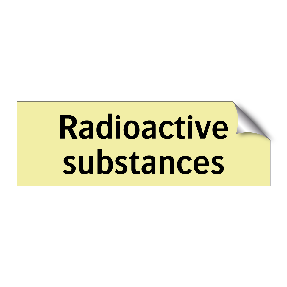 Radioactive substances
