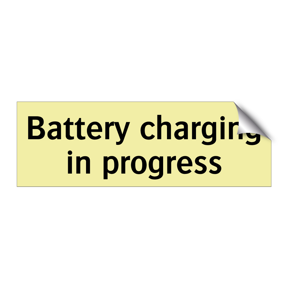 Battery charging in progress