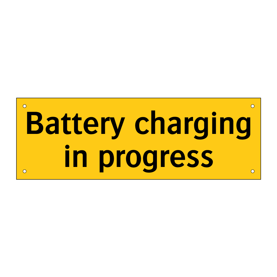 Battery charging in progress