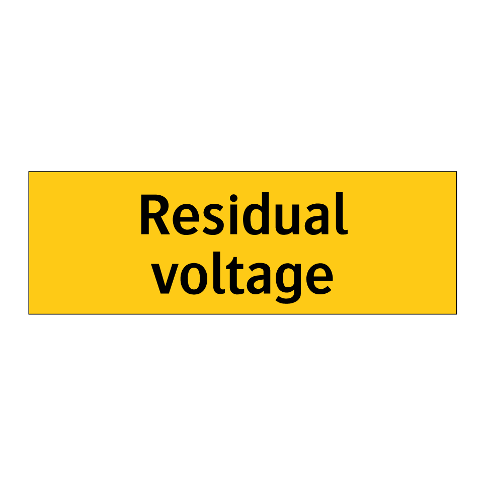 Residual voltage